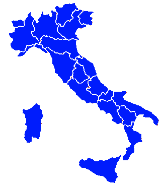 Clicca su ogni regione per visualizzare i Rappresentanti STC~BC198 in Italia...